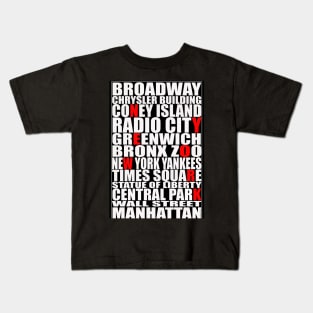 Graphic New York 3 Long Kids T-Shirt